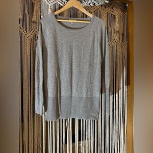 Calvin Klein lightweight sweater. Sparkly silver gray.